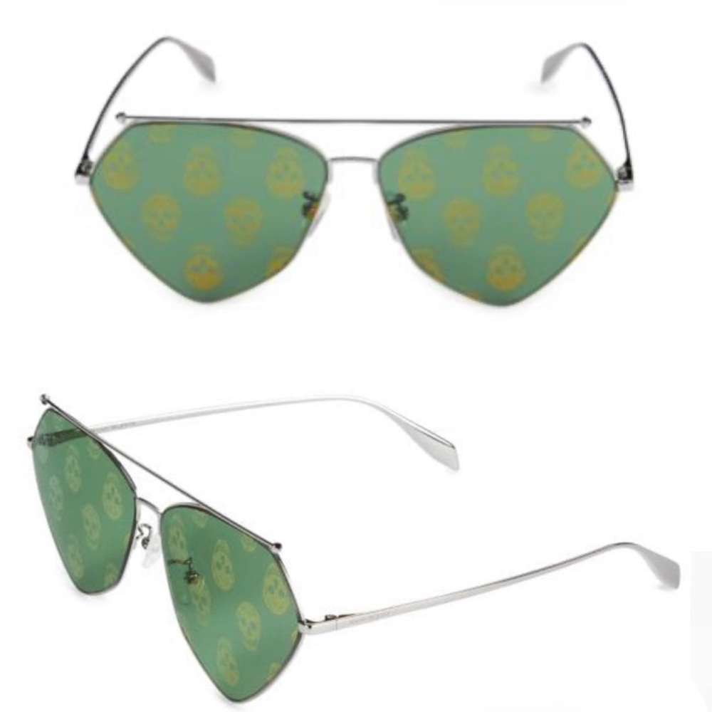 Alexander McQueen Aviator sunglasses